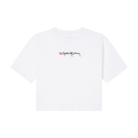Stella McCartney Kids Girls White T-Shirt