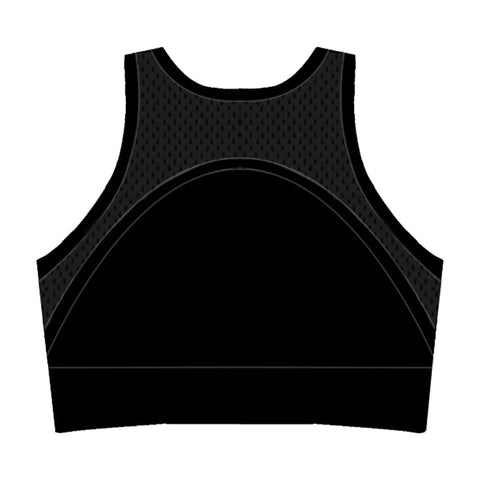 Stella McCartney Kids Girls Black Lips Crop Top