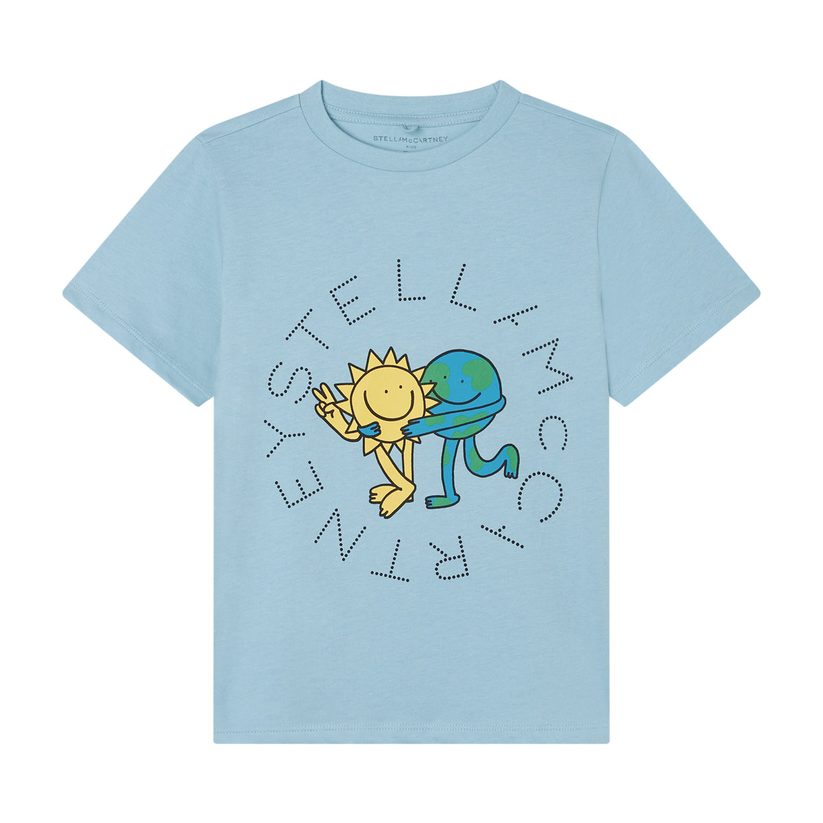 Stella McCartney Kids Boys Blue T-Shirt