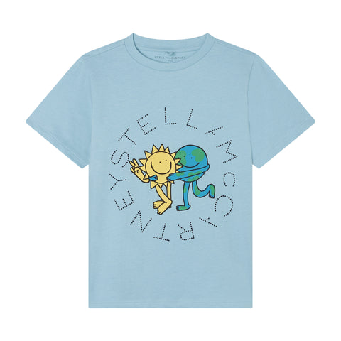 Stella McCartney Kids Boys Blue T-Shirt