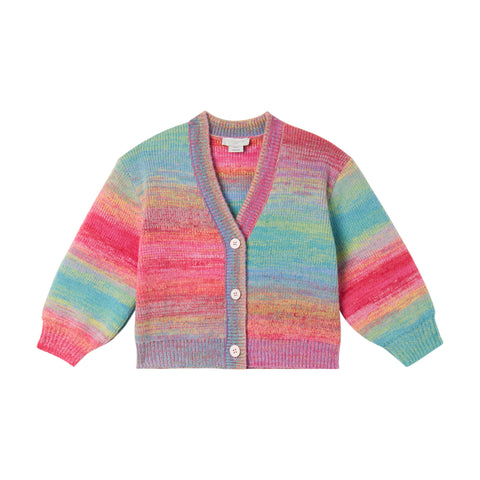 Stella McCartney Kids Girls Colourful Knit Cardigan