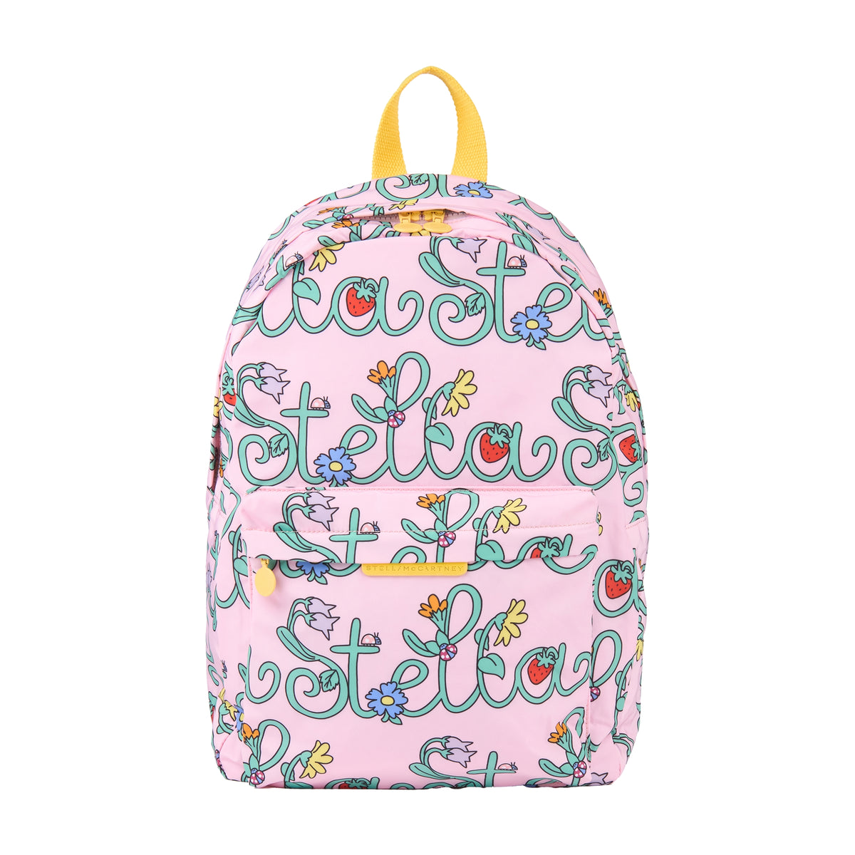 Stella McCartney Kids Girls Pink Logo Backpack
