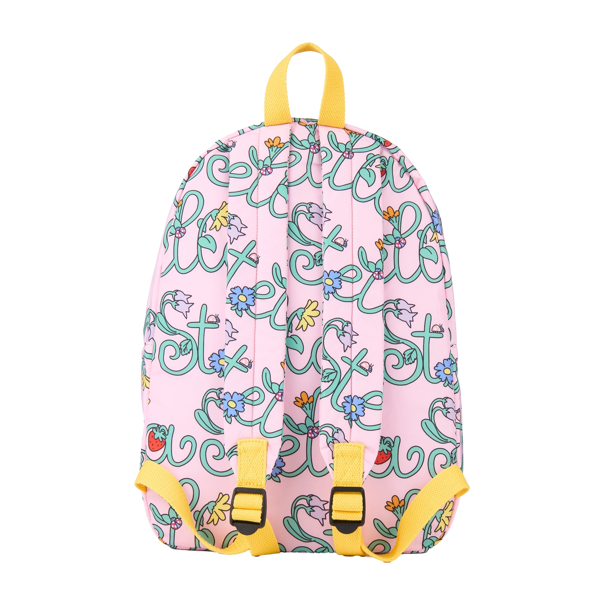 Stella McCartney Kids Girls Pink Logo Backpack