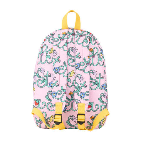 Stella McCartney Kids Girls Pink Logo Backpack
