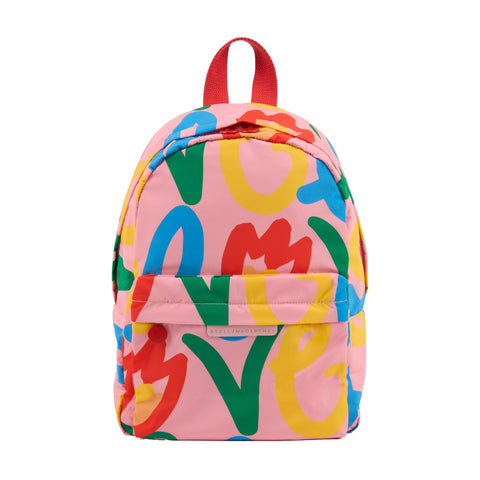 Stella McCartney Kids Girls Pink Flower Backpack