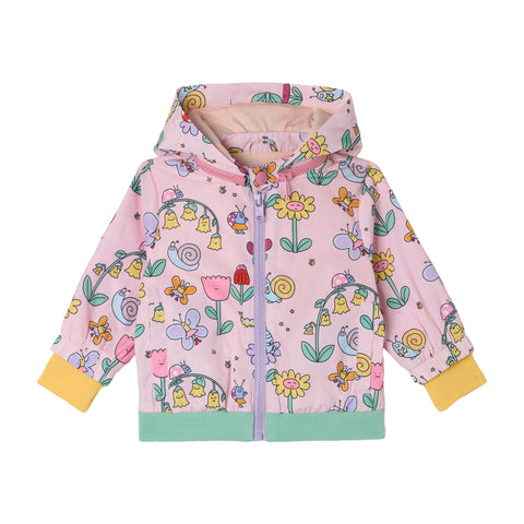 Stella McCartney Kids Baby Girls Pink Logo Jacket