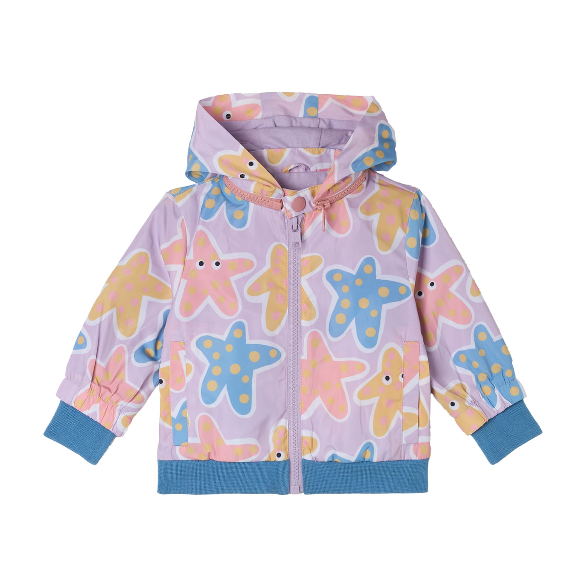 Stella McCartney Kids Baby Girls Lilac Starfish Jacket