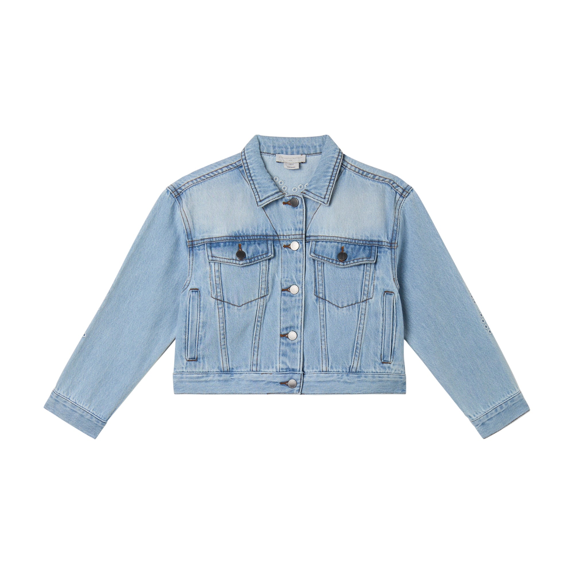 Stella McCartney Kids Girls Denim Logo Jacket