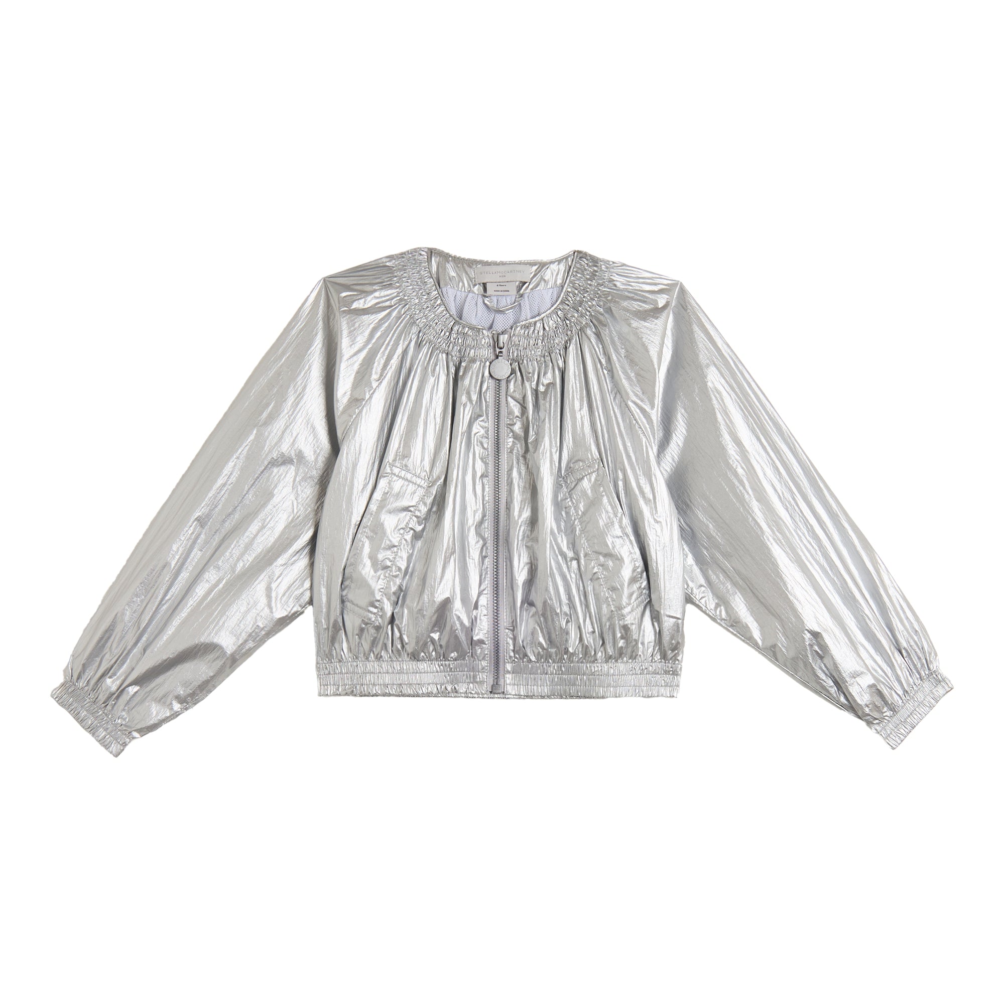 Stella McCartney Kids Girls Silver Jacket