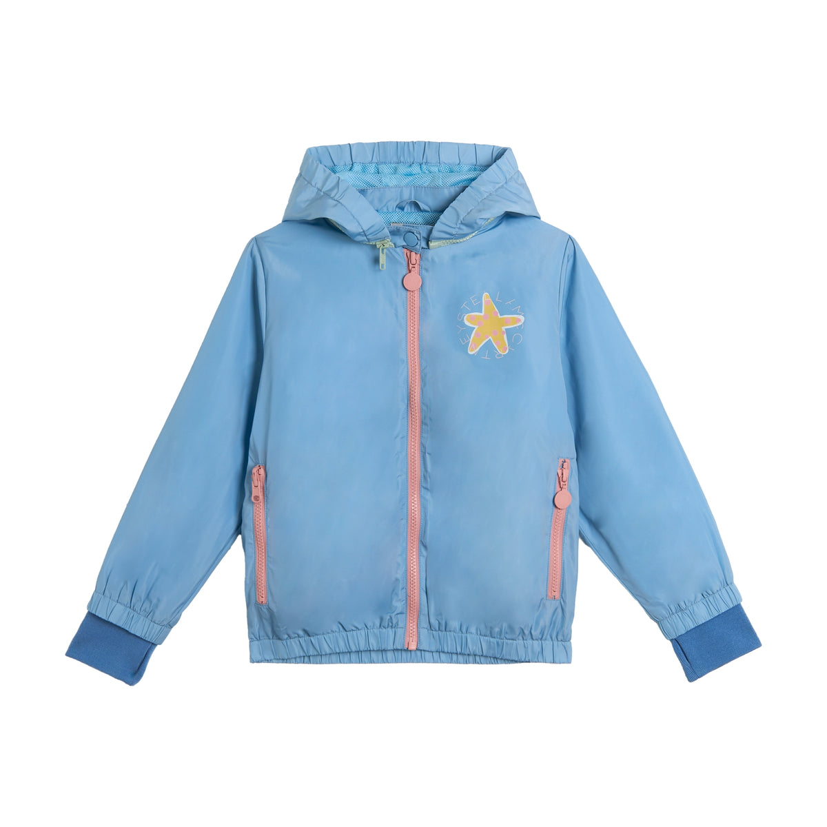 Stella McCartney Kids Girls Blue Windbreaker