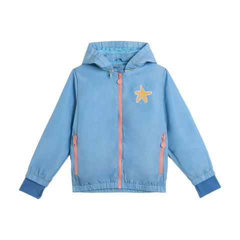 Stella McCartney Kids Girls Blue Windbreaker