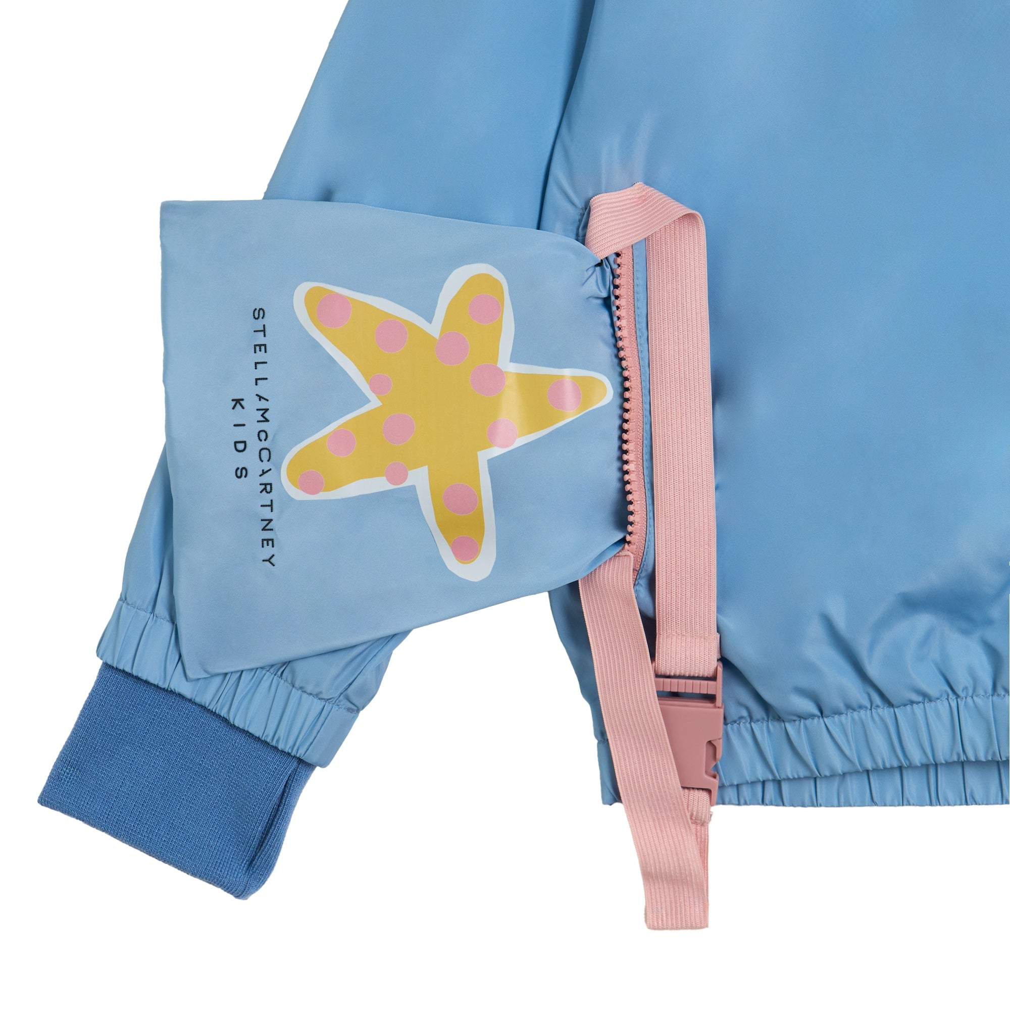 Stella McCartney Kids Girls Blue Windbreaker