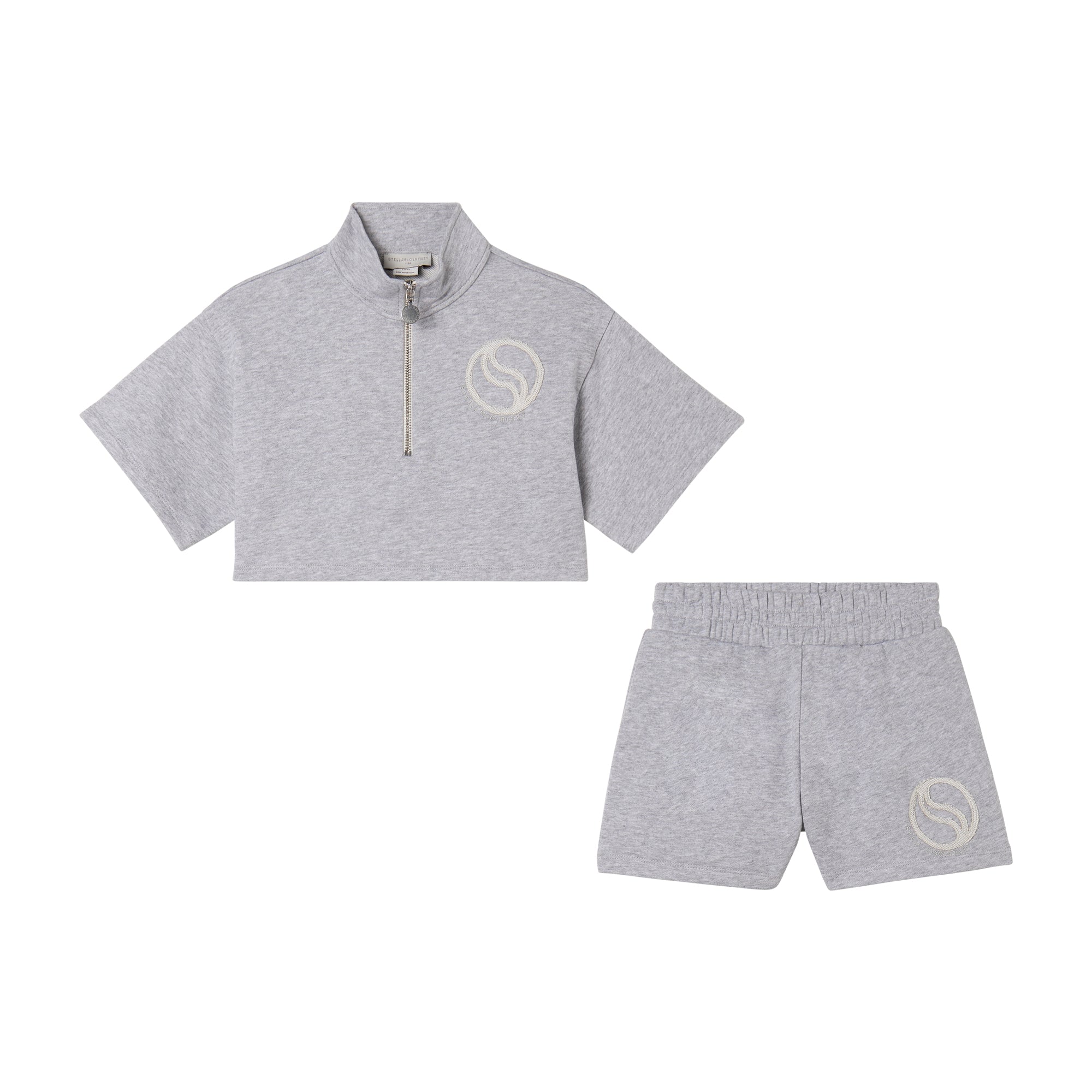 Stella McCartney Kids Girls Grey Short Set