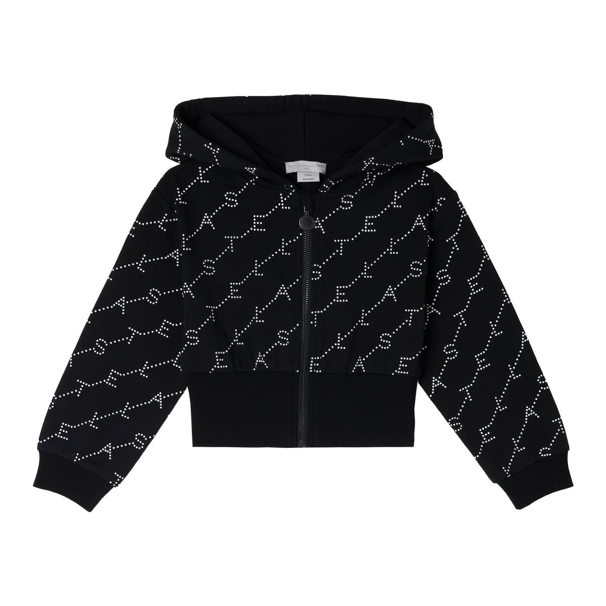Stella McCartney Kids Girls Black Logo Cardigan