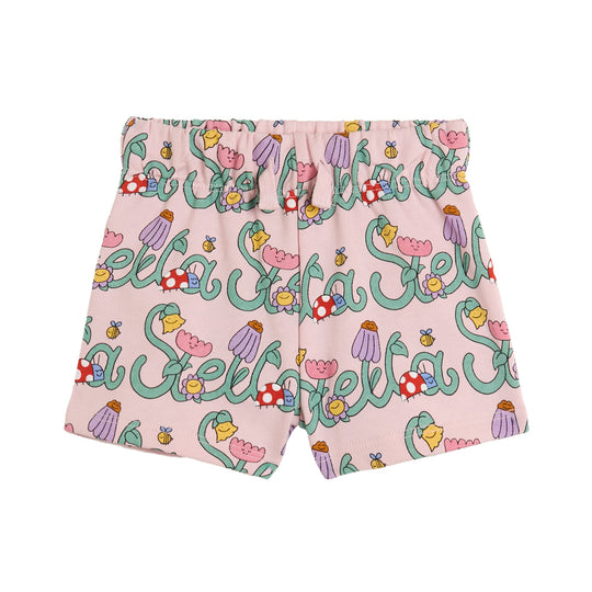 Girls Pink Logo Shorts