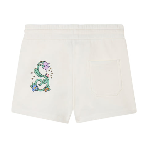 Stella McCartney Kids Girls Ivory Jersey Shorts