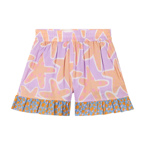 Stella McCartney Kids Girls Lilac Starfish Shorts