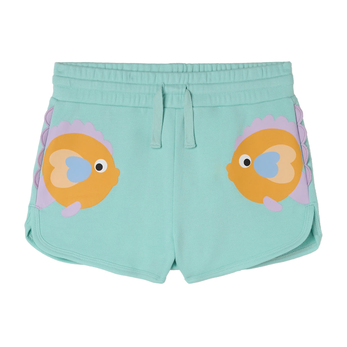 Stella McCartney Kids Girls Blue Fish Shorts