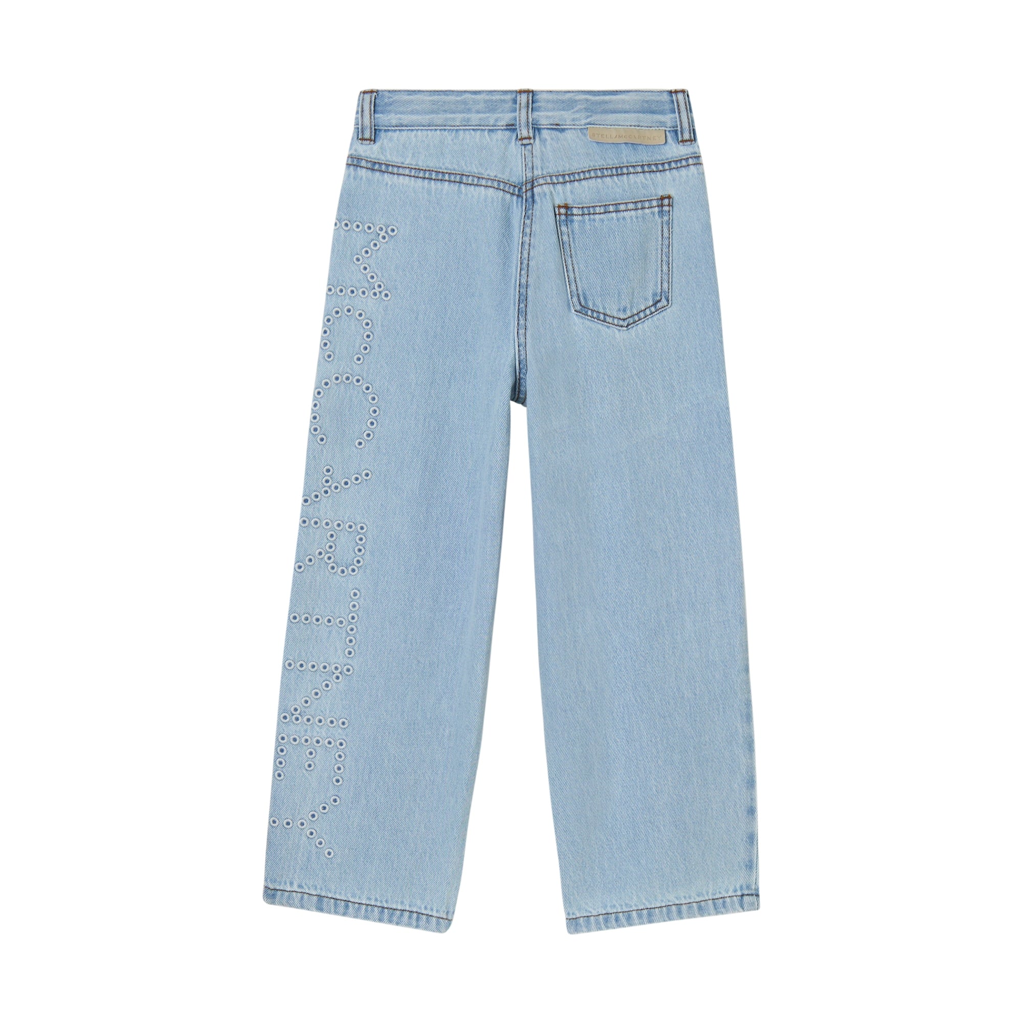 Stella McCartney Kids Girls Light Blue Trousers
