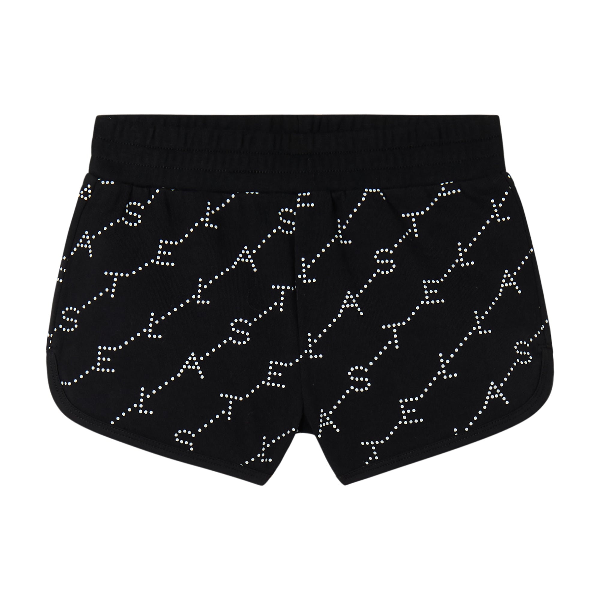 Stella McCartney Kids Girls Black Logo Jersey Shorts