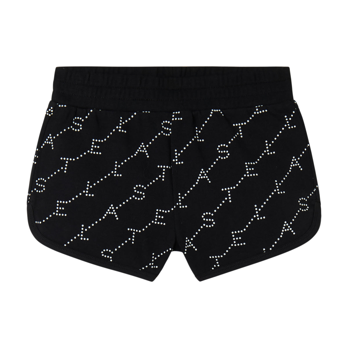 Stella McCartney Kids Girls Black Logo Jersey Shorts
