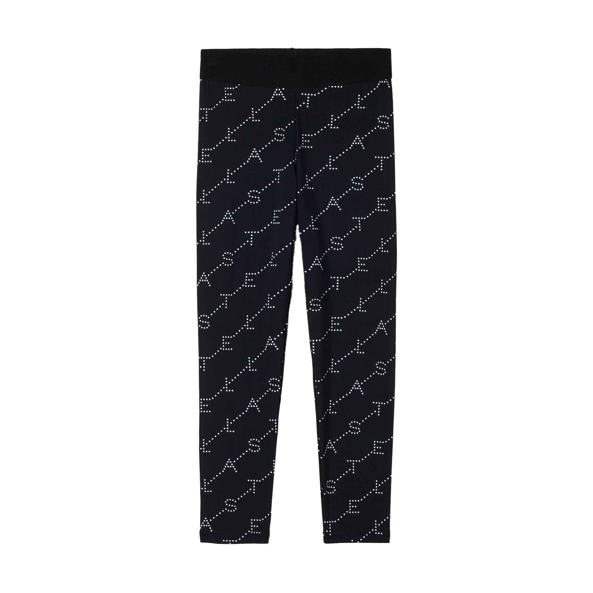 Stella McCartney Kids Girls Black Logo Leggings