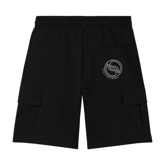 Boys Black Jersey Shorts