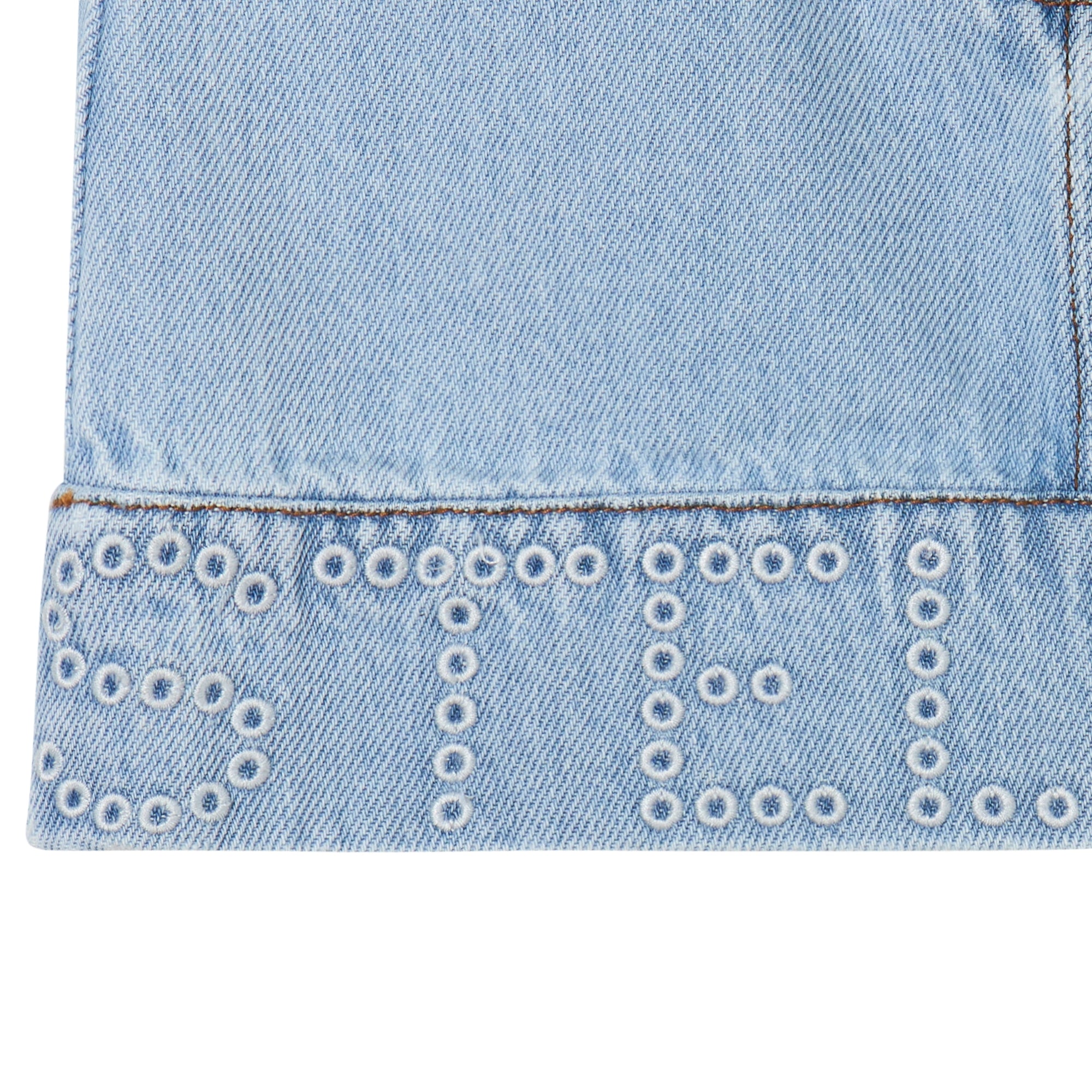 Stella McCartney Kids Girls Denim Logo Skirt