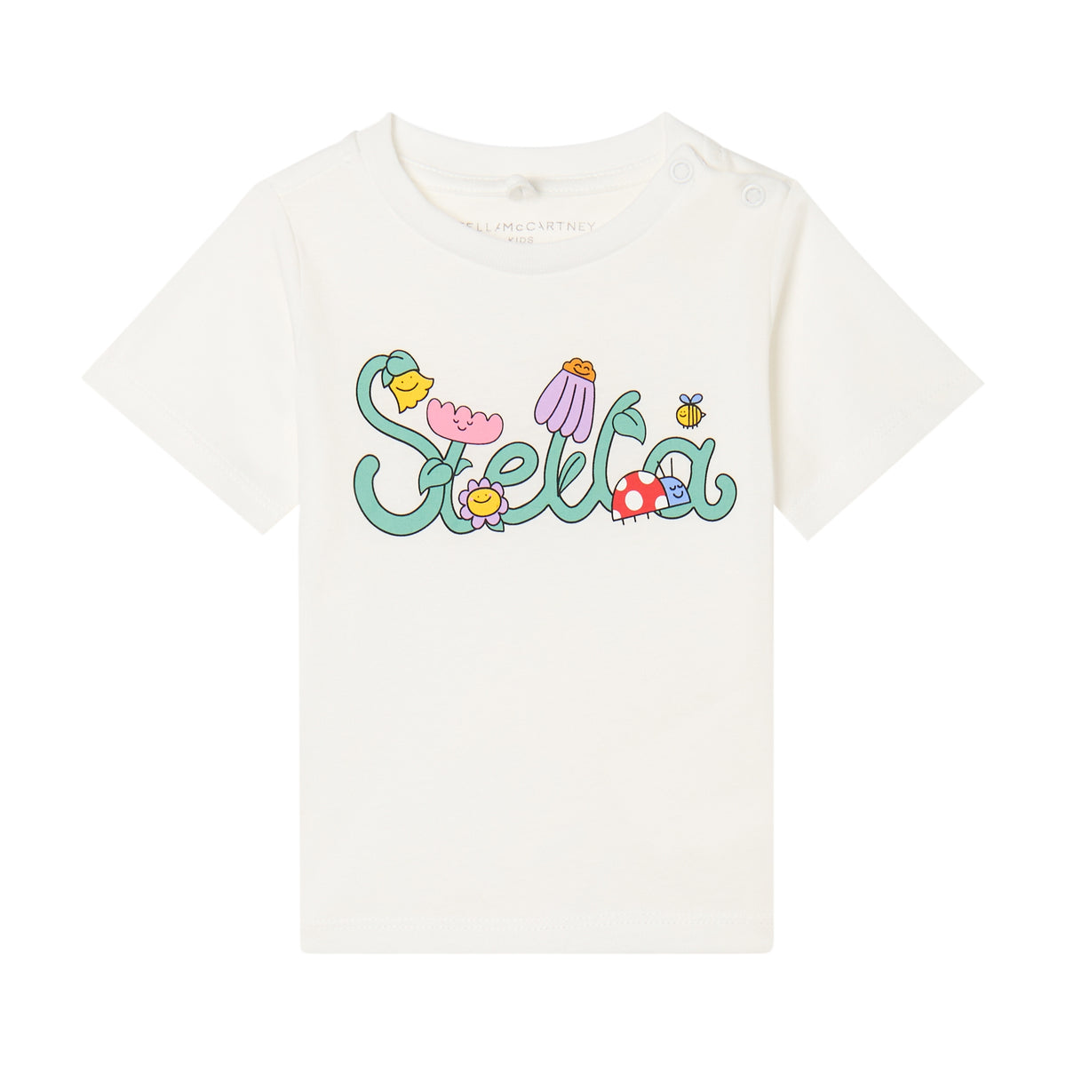 Stella McCartney Kids Baby Girls White Logo Top