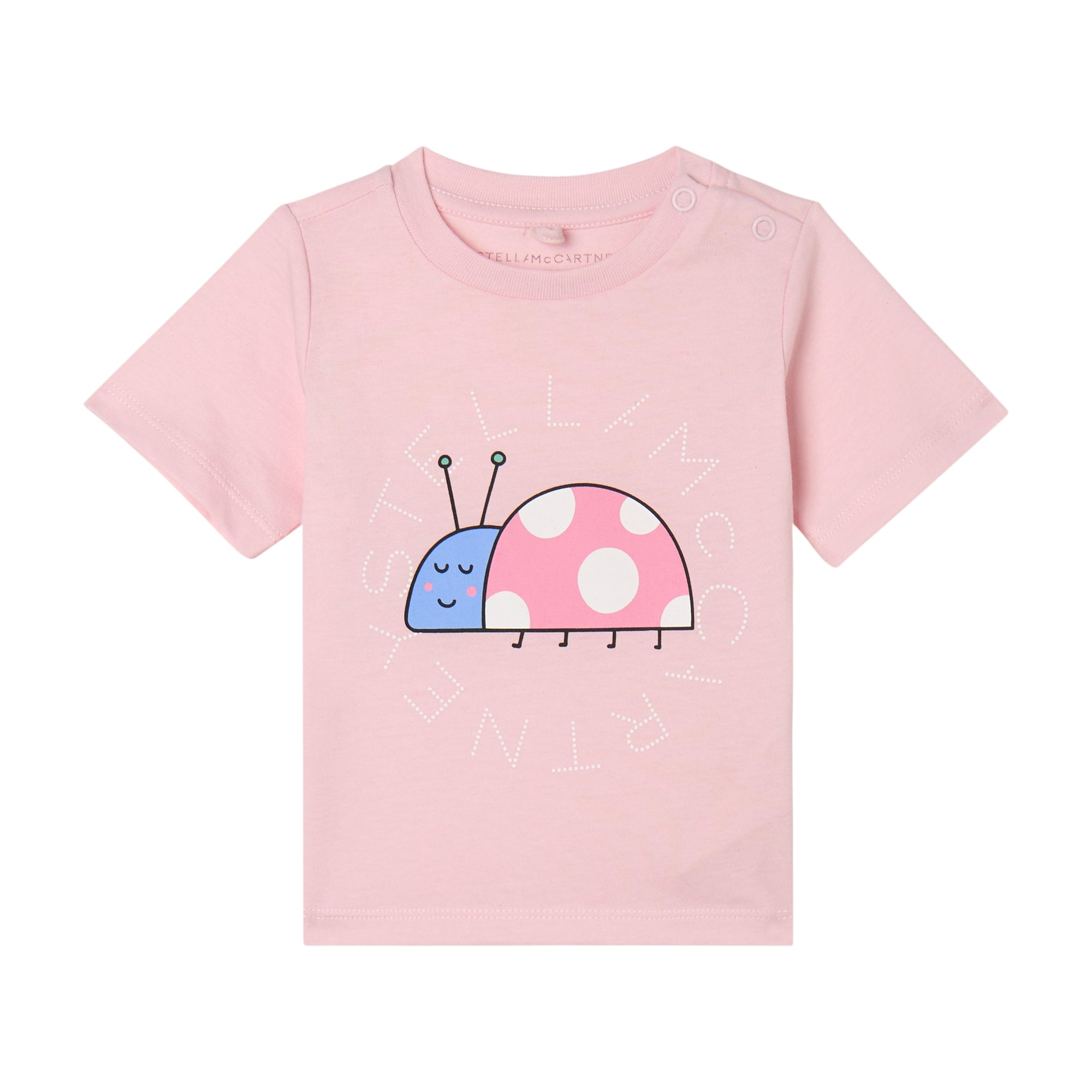 Stella McCartney Kids Baby Girls Pink Lady Bug Top