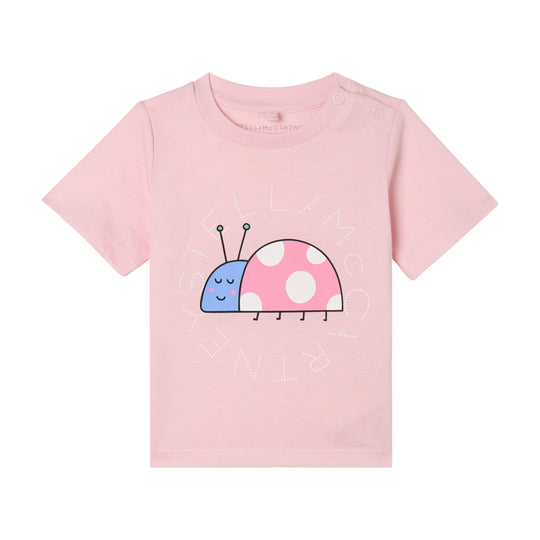 Baby Girls Pink Lady Bug Top