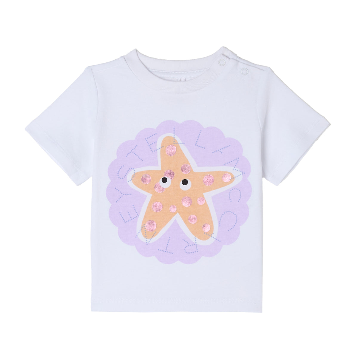 Stella McCartney Kids Baby Girls White Starfish Top