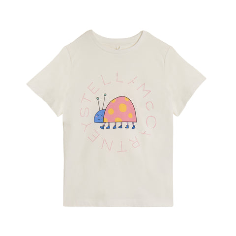 Stella McCartney Kids Girls White Lady Bird Top