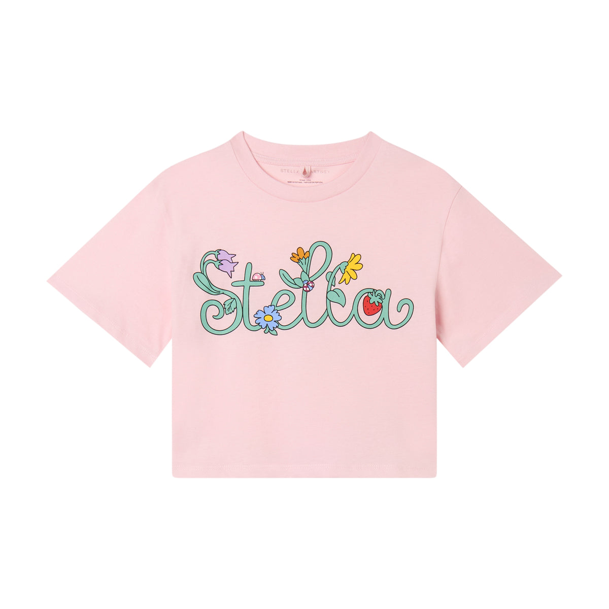 Stella McCartney Kids Girls Pink Logo Top