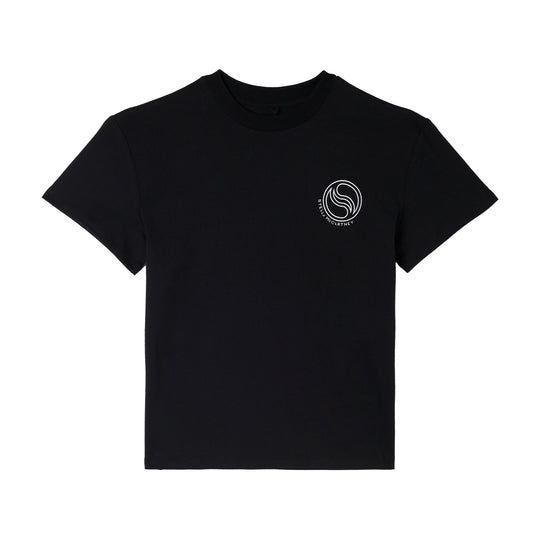 Boys Black Logo Top