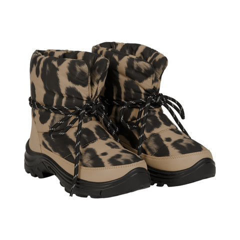 Girls Brown And Black Boots