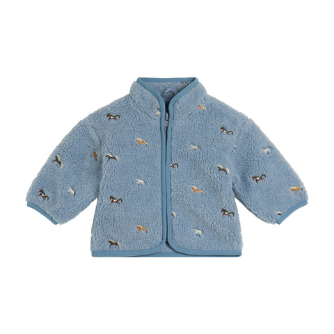 Stella McCartney Kids Boys Blue Horse Fleece