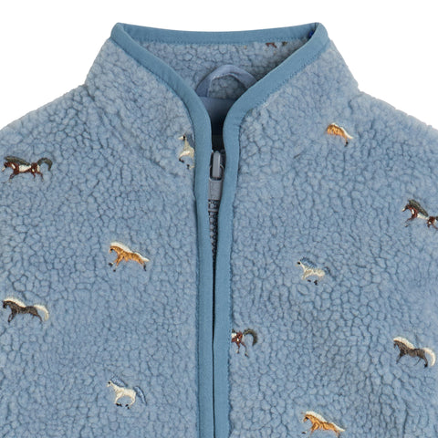 Stella McCartney Kids Boys Blue Horse Fleece