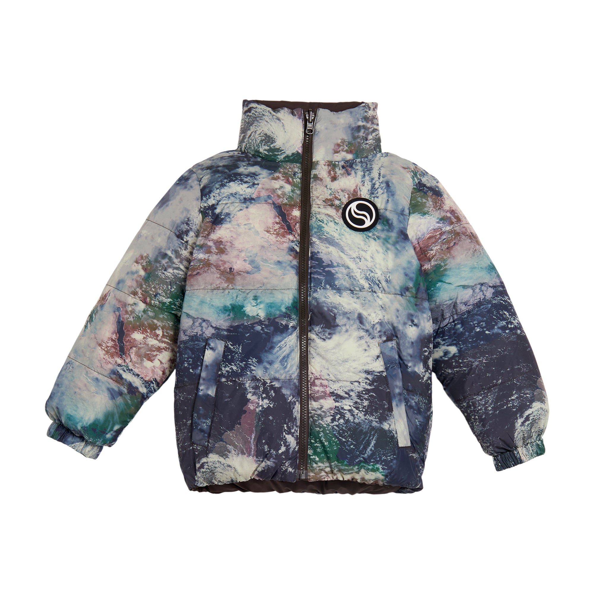 Stella McCartney Kids Boys Charcoal Grey Reversible Puffer