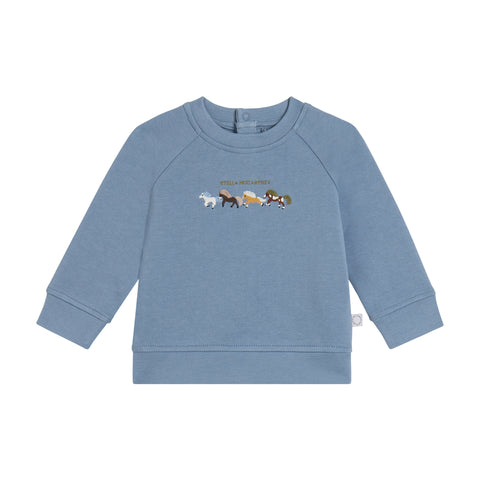 Stella McCartney Kids Boys Air Force Blue Sweatshirt