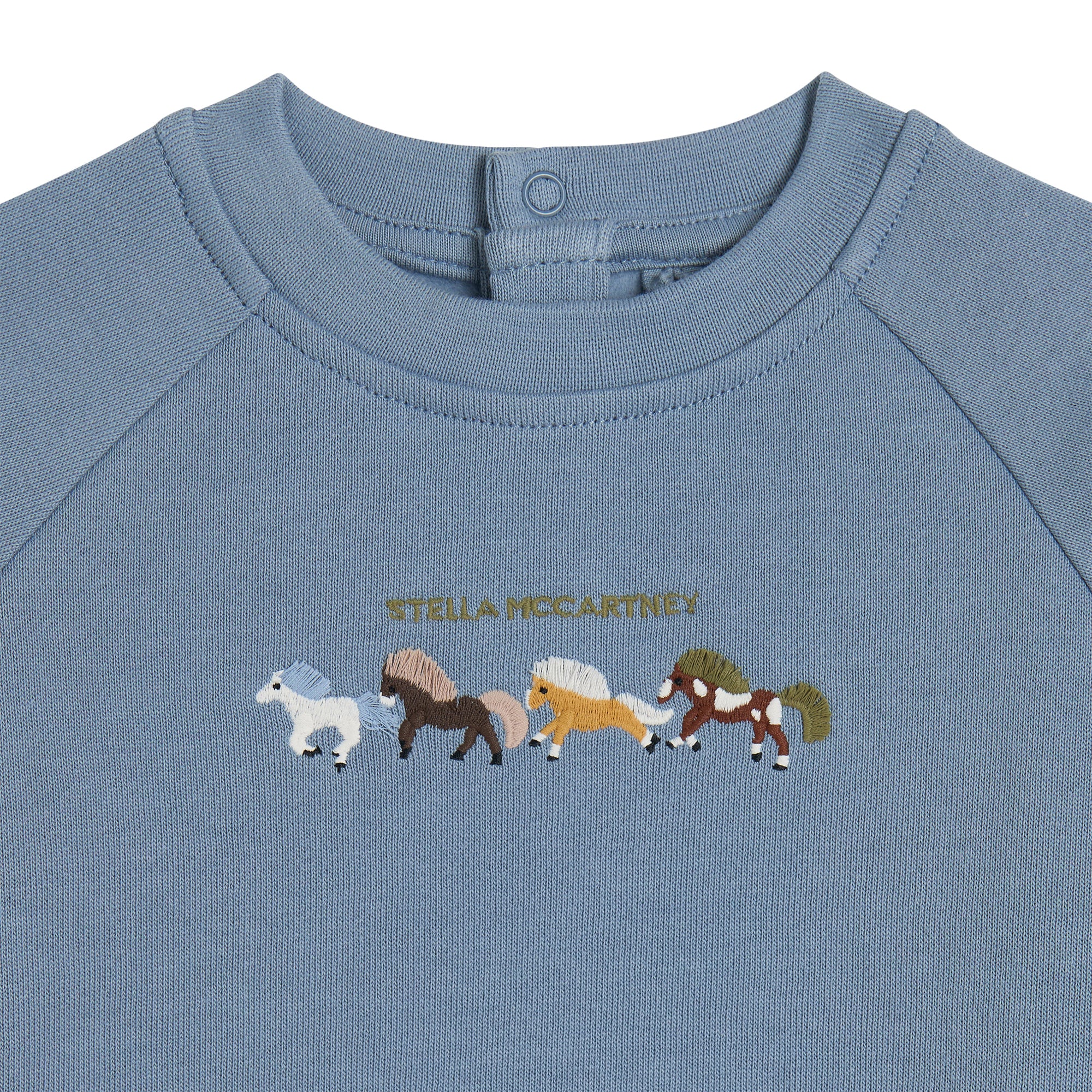 Stella McCartney Kids Boys Air Force Blue Sweatshirt