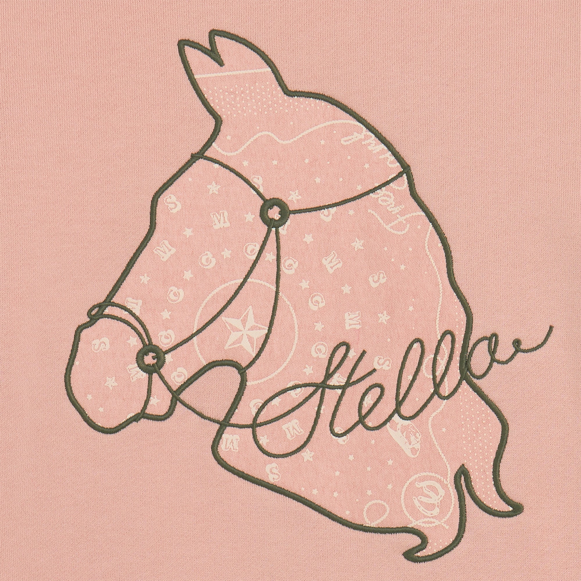 Stella McCartney Kids Girls Pink Horse Sweatshirt