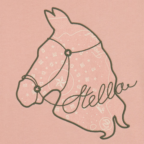 Stella McCartney Kids Girls Pink Horse Sweatshirt