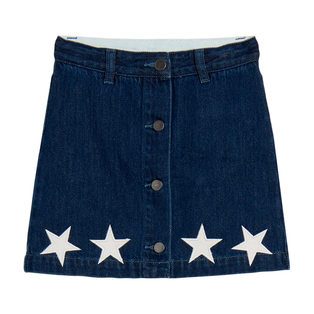 Stella McCartney Kids Girls Denim Star Denim Skirt