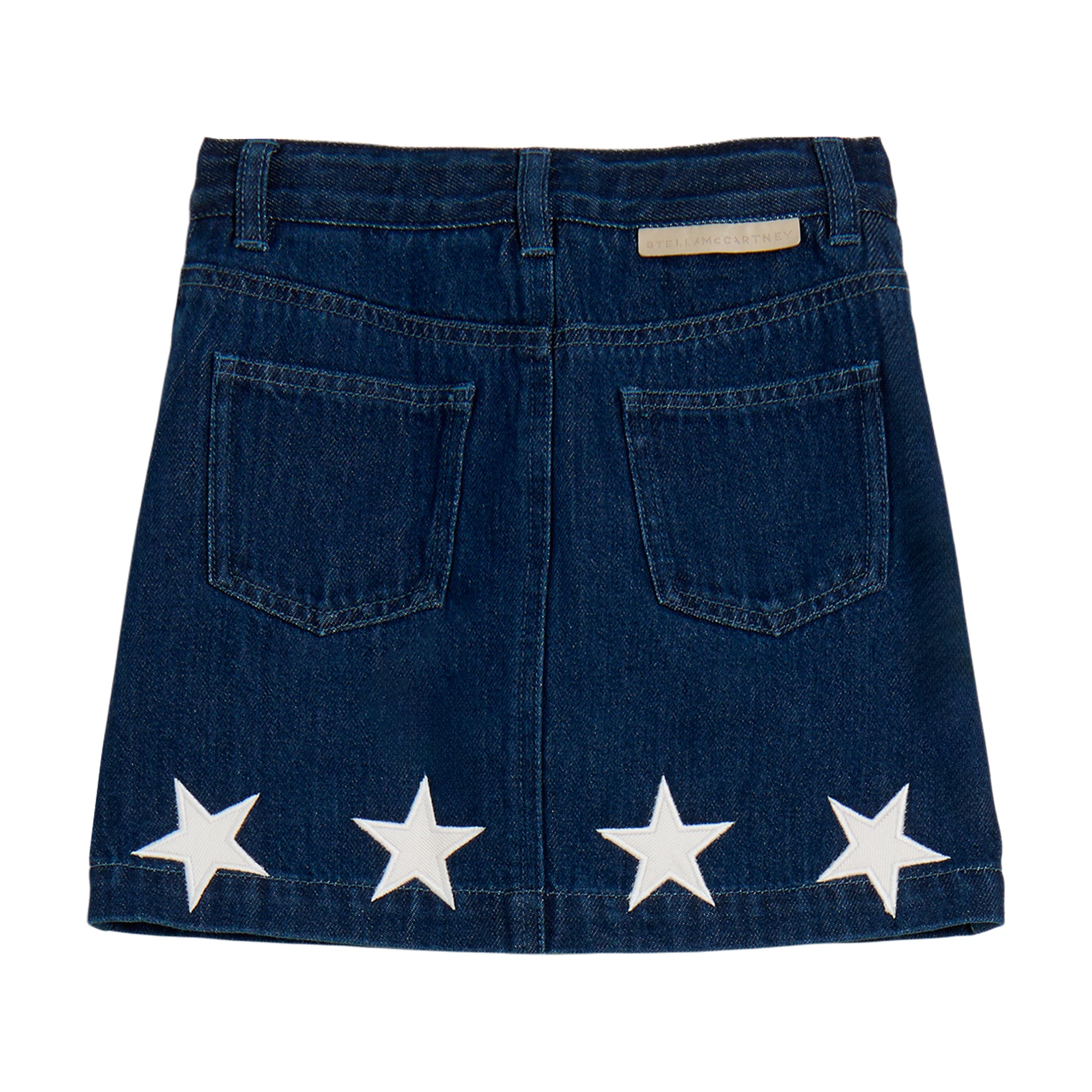 Stella McCartney Kids Girls Denim Star Denim Skirt