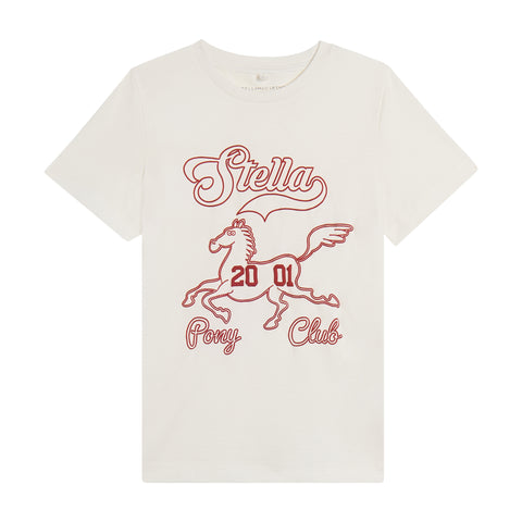 Girls Ivory T-Shirt/Top