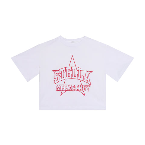 Girls White Logo T-Shirt