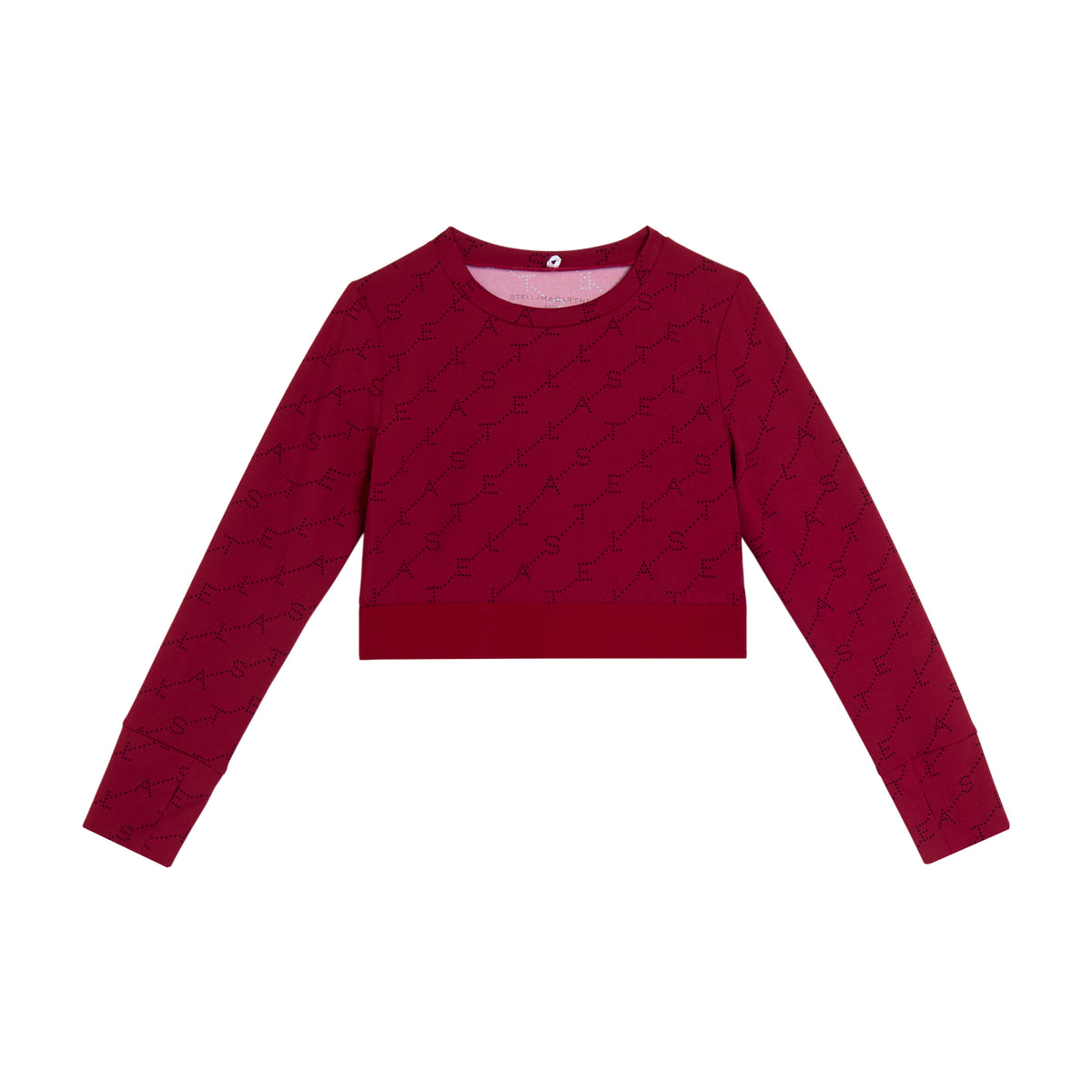 Girls Bordeaux Crop Top