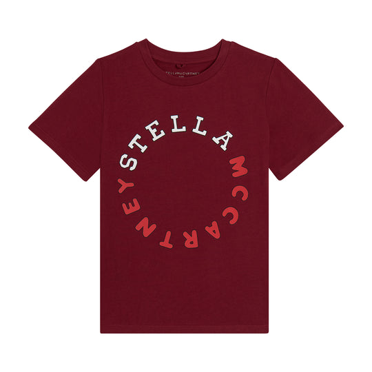 Girls Maroon Logo T-Shirt