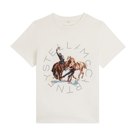 Boys Ivory Horse T-Shirt